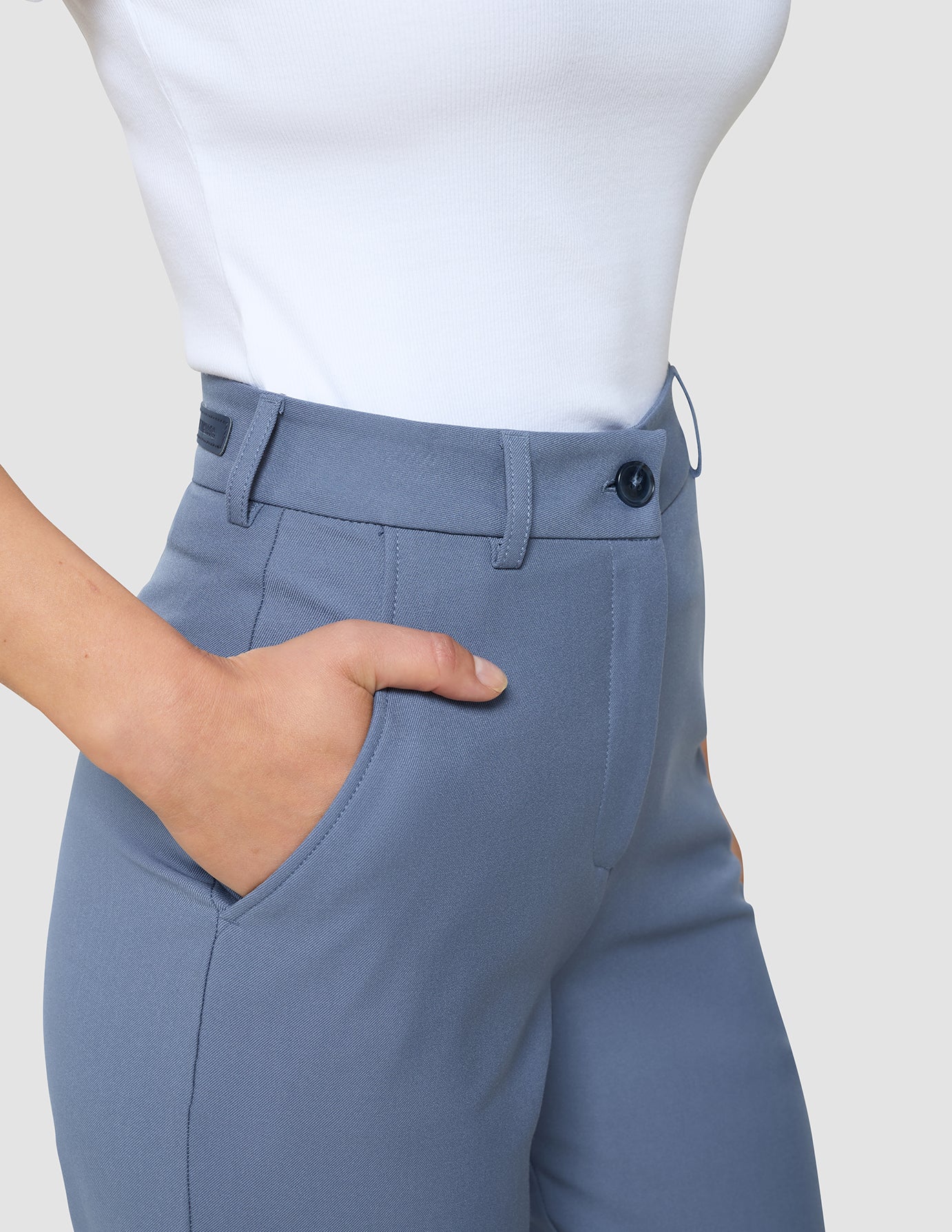 Women's Essential Pants Straight Frost Blue